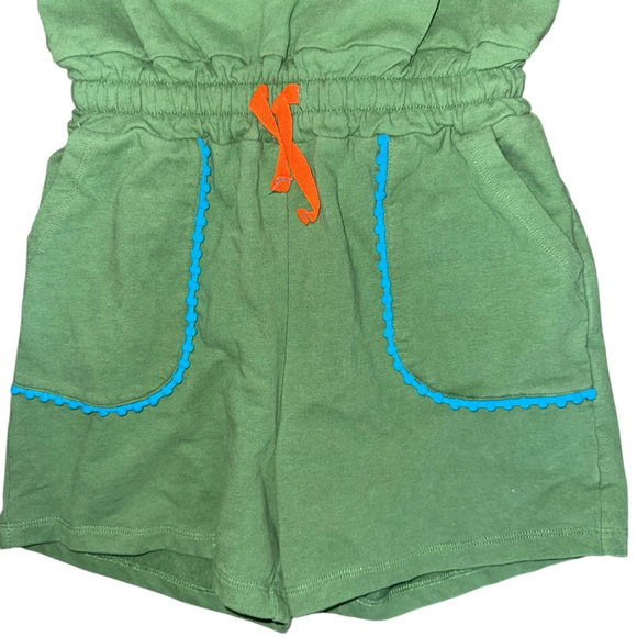 Girls Boden Green Romper Size 7-8Y sleeveless jumper preppy - Picture 5 of 5